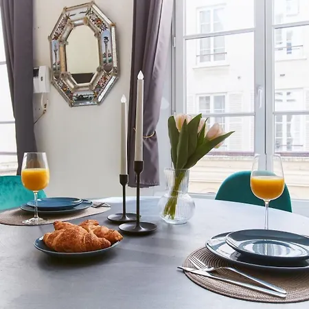 Apartament Bnbnook - Charming 2br - Steps From Opera & Galeries Lafayette *