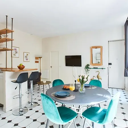 Bnbnook - Charming 2br - Steps From Opera & Galeries Lafayette Apartment